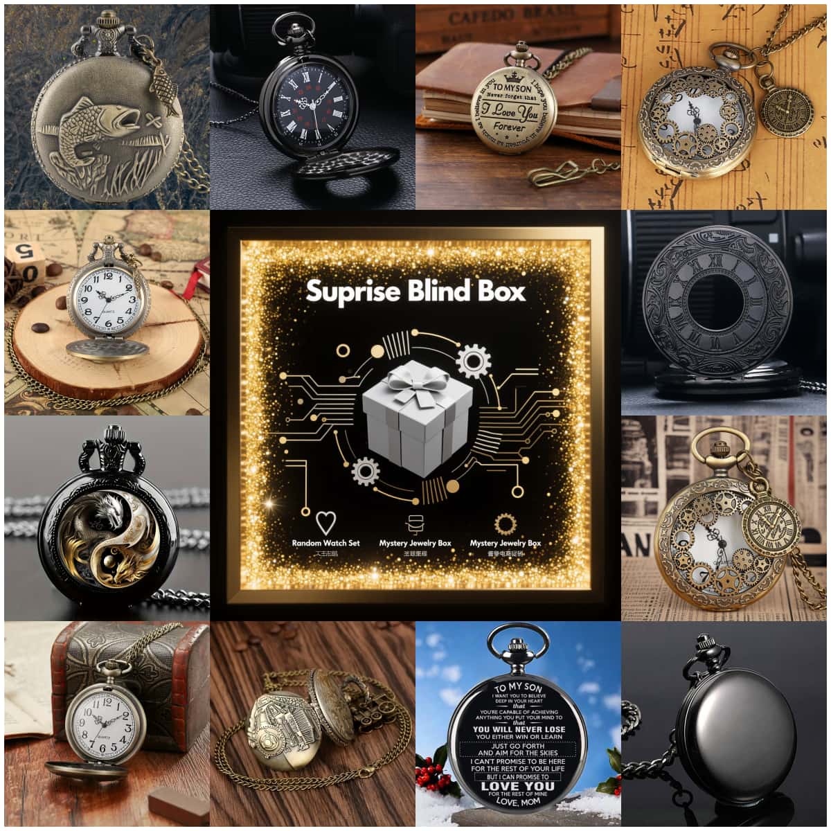Fashion Women Watches - 1PC Surprise Mystery Watch Blind Box-Fashion
