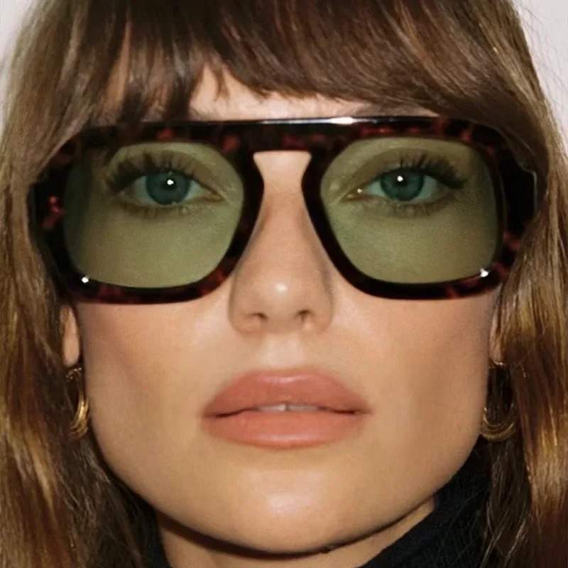 Women'S Fashion Reading Glasses - Retro Square Sunglasses Women Fashion Brand