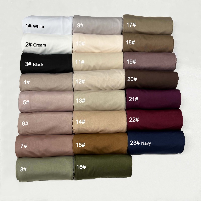 Women'S Fashion Jersey - E2 Premium Liquid Jersey Hijab Scarf