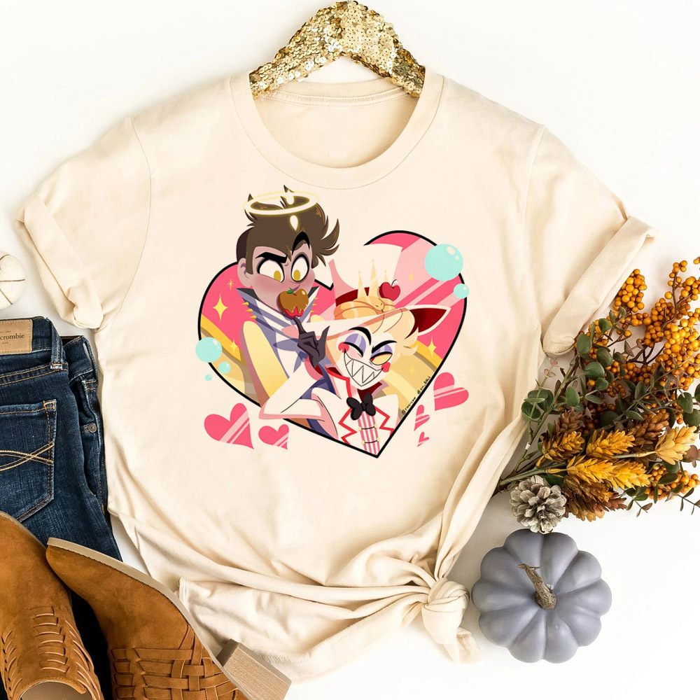 Hazbin Hotel t-shirt shoujo ko - Women'S Fashion In The 80S 评论和价格
