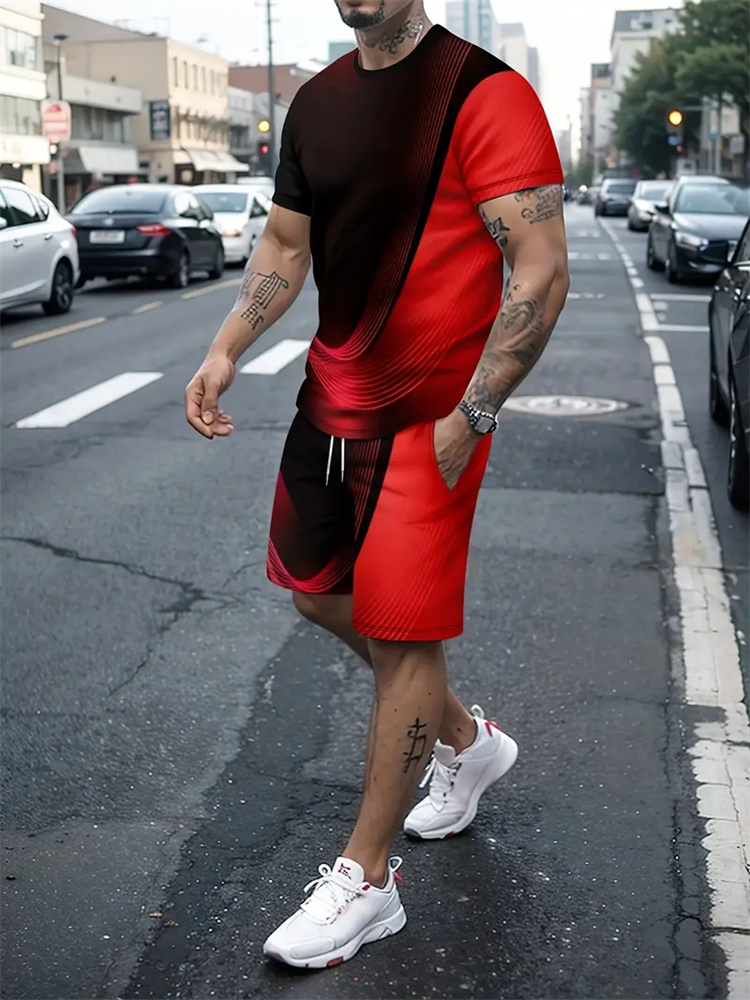 Men Women Gradient Texture T-s - Women Fashion Images 评论和价格