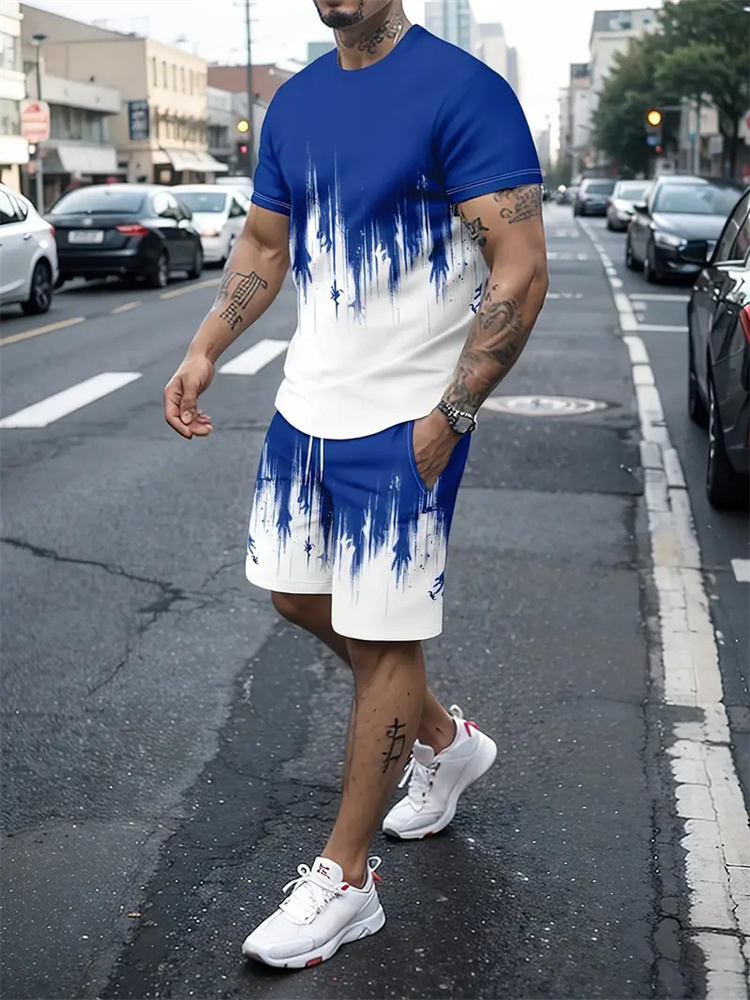 Men Women Gradient Texture T-s - Women Fashion Images 评论和价格