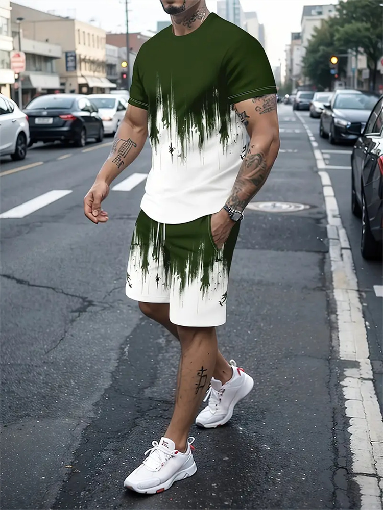 Men Women Gradient Texture T-s - Women Fashion Images 评论和价格