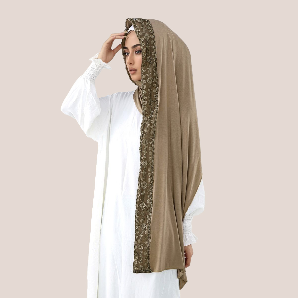 Lace Embroidery Cotton Jersey  - Women'S Fashion Jersey 评论和价格