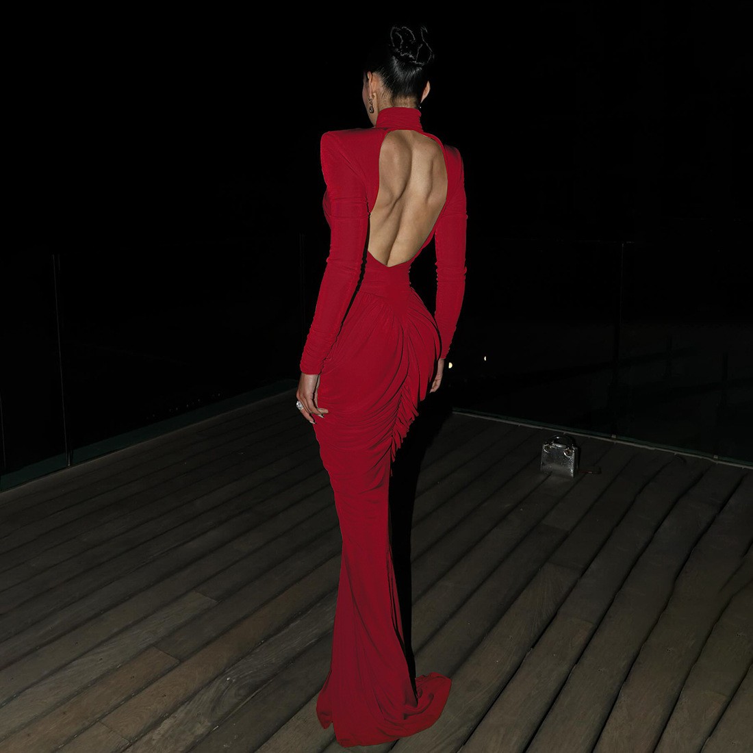 Elegant Party Dress For Woman  - Women'S Fashion Jersey 评论和价格