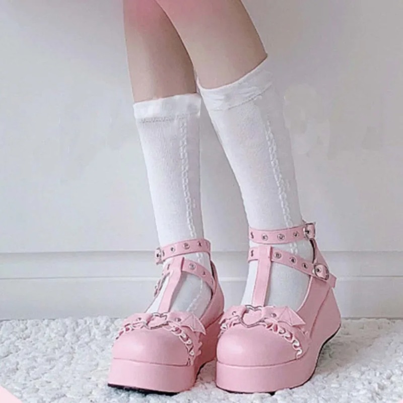New Sweet Heart Buckle Wedges  - Women'S Fashion Day 评论和价格