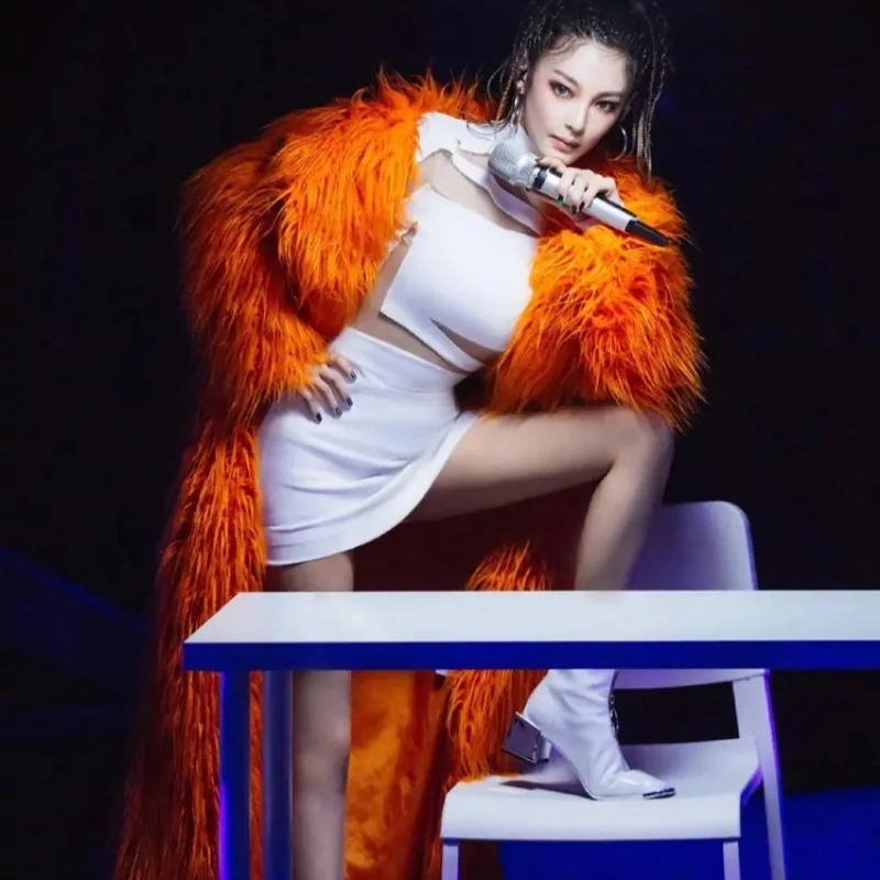 Women Faux Fur Long Coat Therm - Women Fashion Over 50 评论和价格