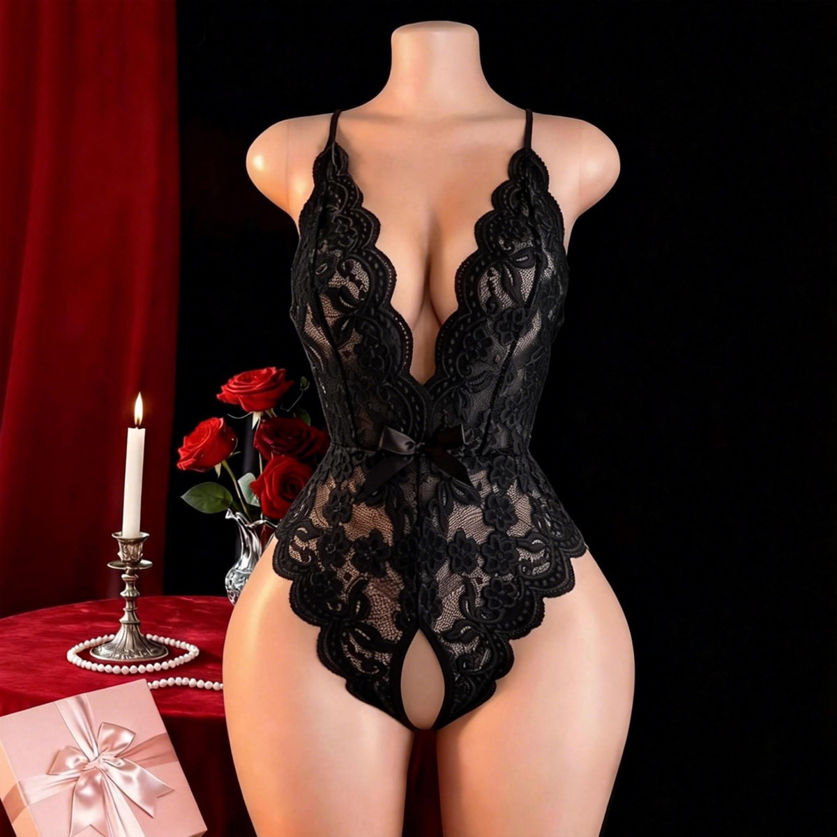 Hot Crotchless Sexy Lingerie F - Women'S Fashion Line 评论和价格