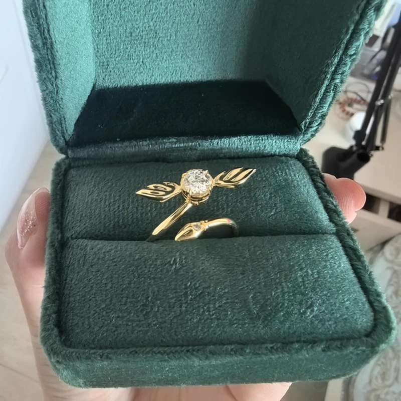 Gold-plated Snitch Ring Harrie - Women'S Fashion Rings Gold 评论和价格