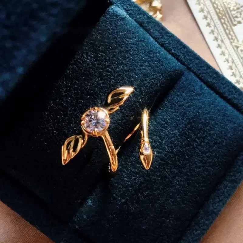 Gold-plated Snitch Ring Harrie - Women'S Fashion Rings Gold 评论和价格