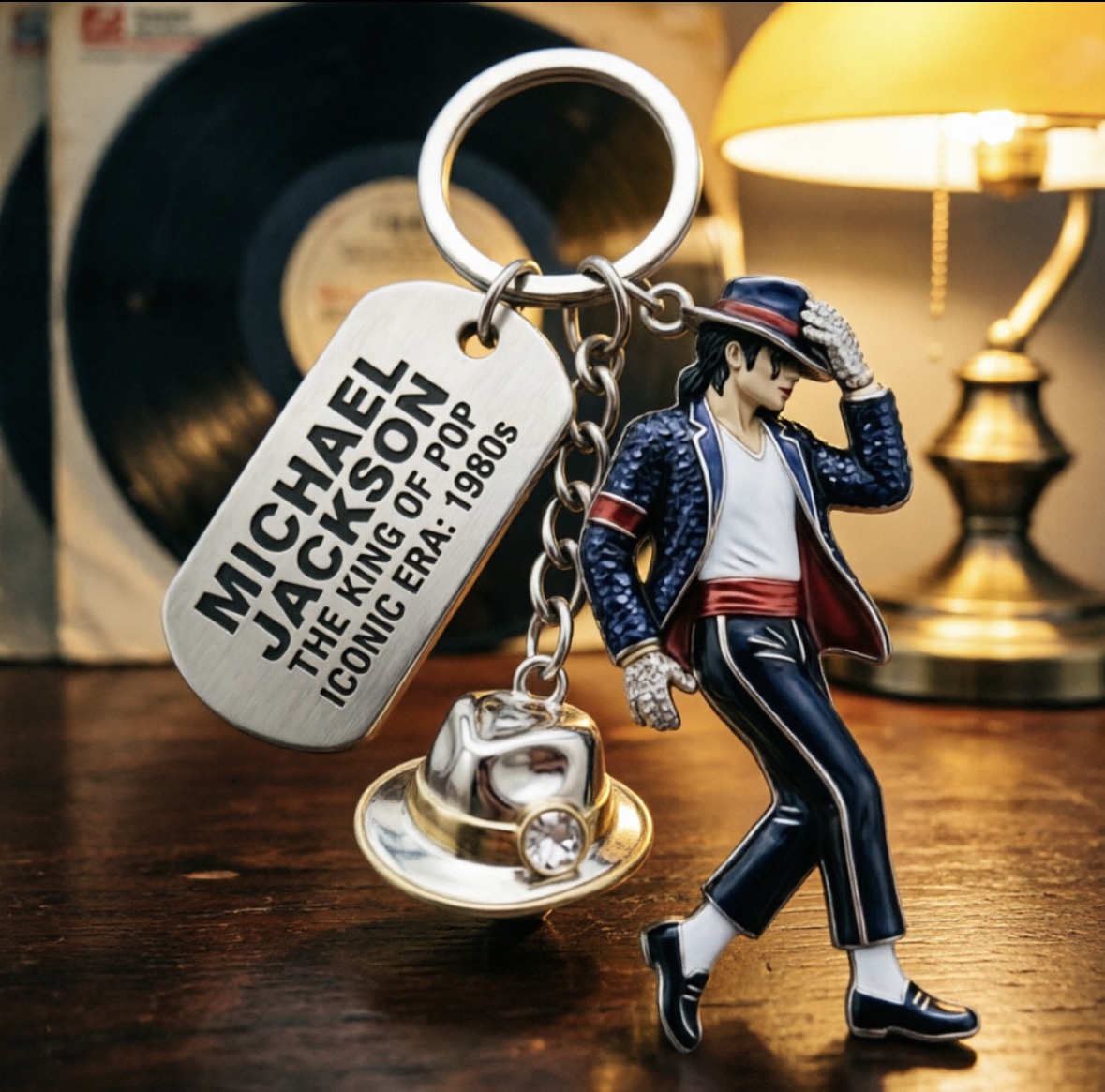 Michael Jackson Keychain, Clas - Women'S Fashion Trends 评论和价格