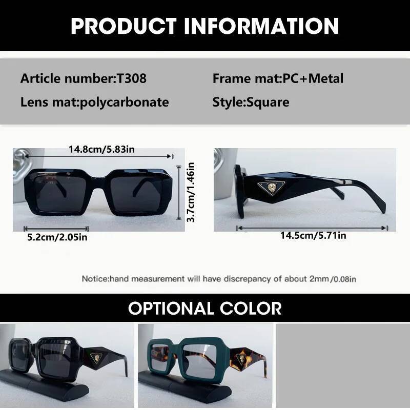 Luxury Brand Square Sunglasses - Women'S Fashion Reading Glasses 评论和价格