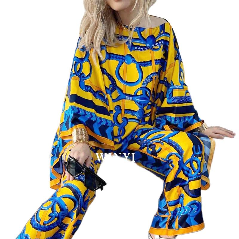 Africa  two-piece suit Bohemia - Women Fashion Over 50 评论和价格