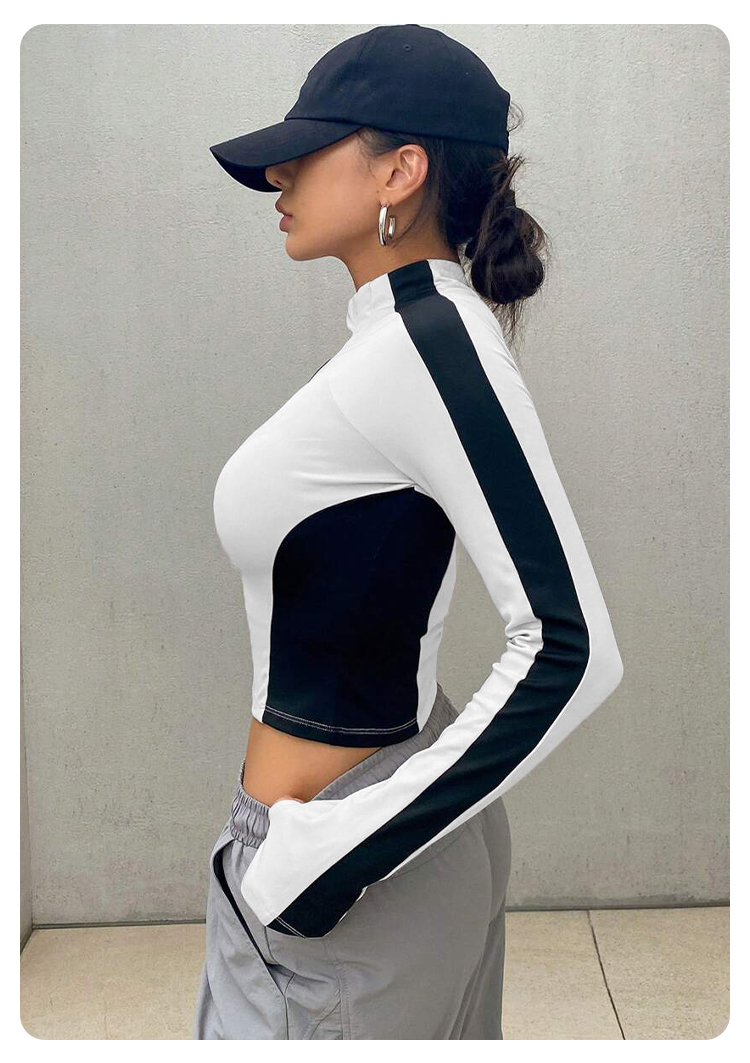 Yoga Clothes Stand Up Collar J - Women'S Fashion Trends 评论和价格