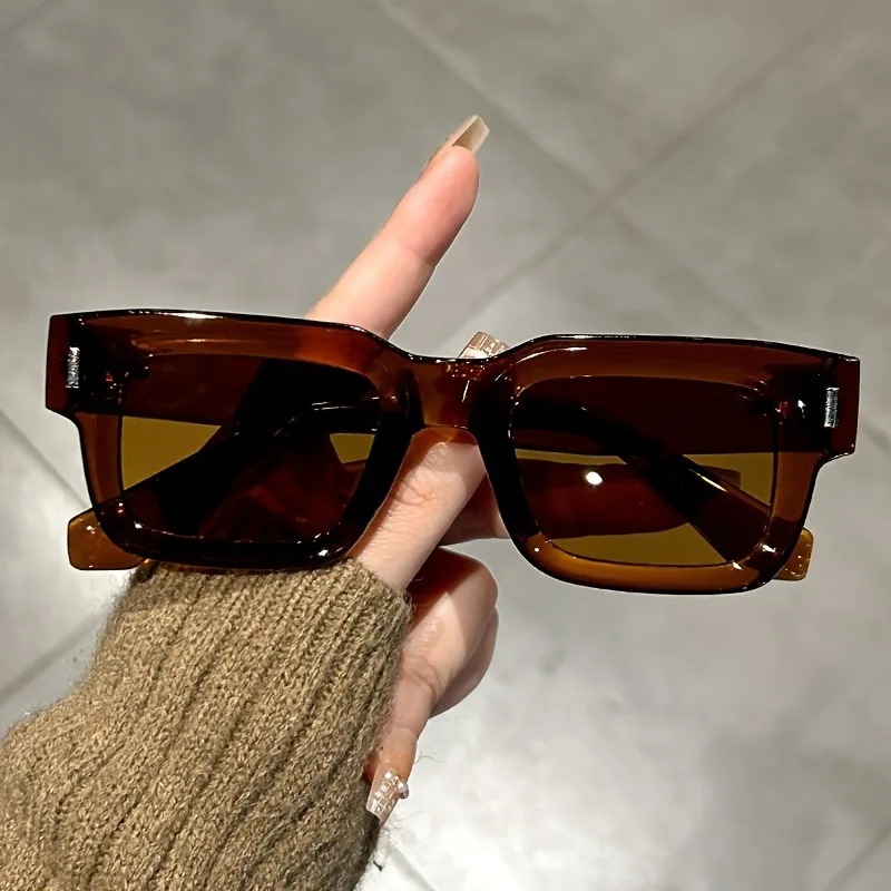 Luxurious Rectangle Sunglasses - Women'S Fashion Reading Glasses 评论和价格