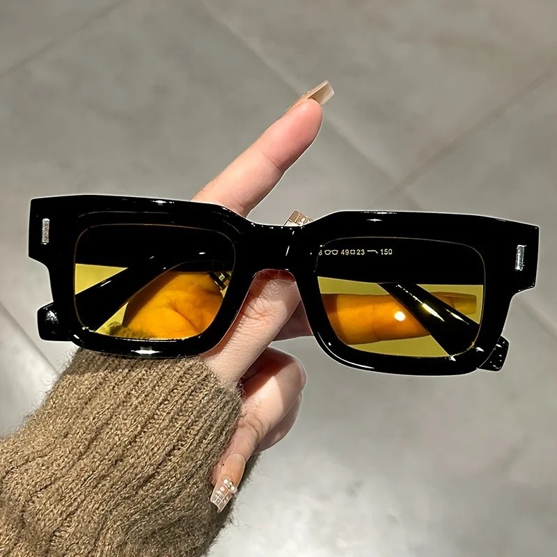Luxurious Rectangle Sunglasses - Women'S Fashion Reading Glasses 评论和价格