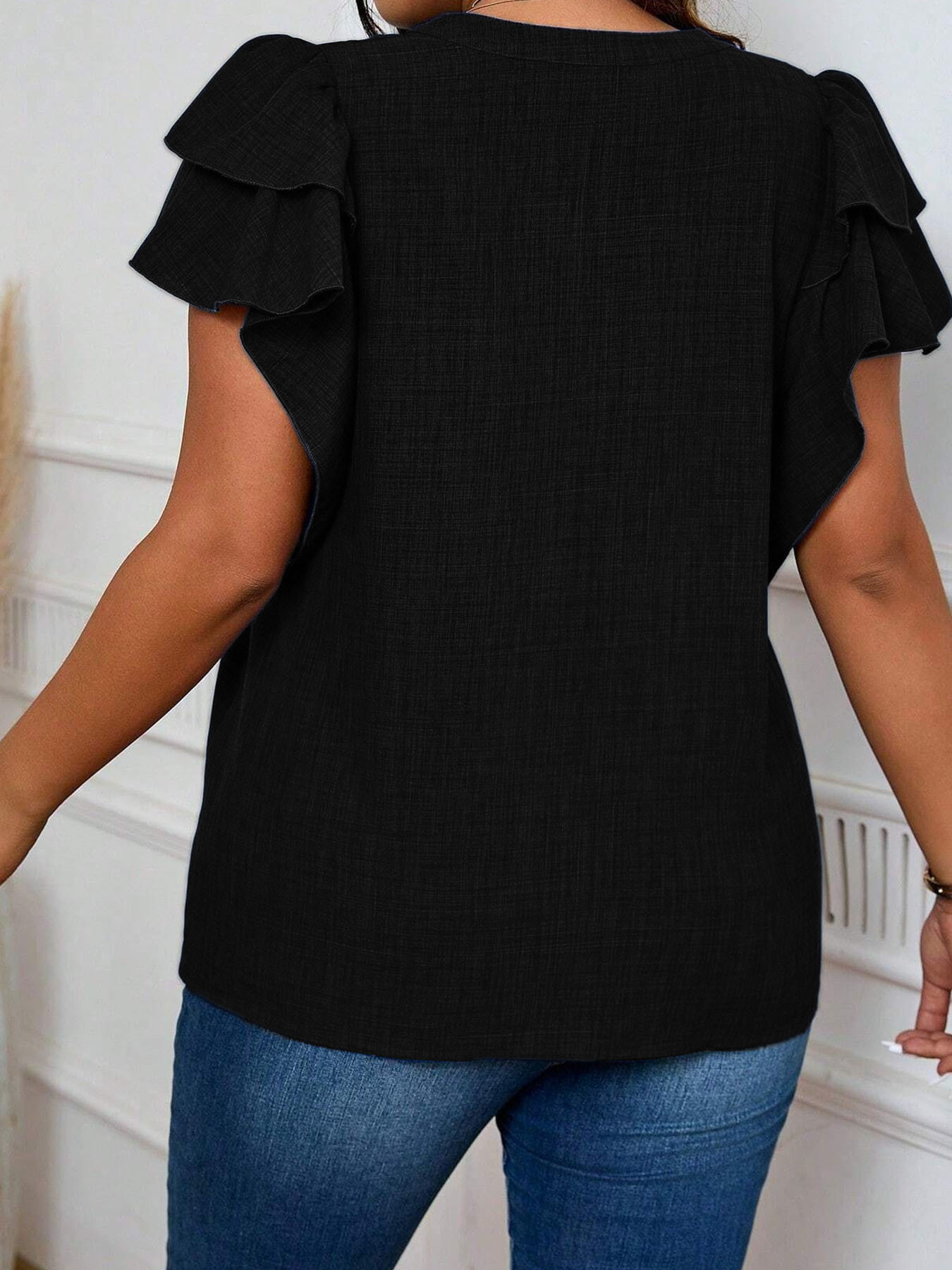 Women's Plus-Size Elegant Tier - Women'S Fashion Jersey 评论和价格