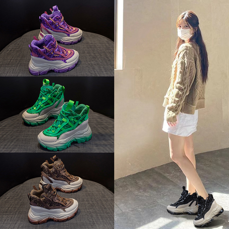 2025 Women's Hidden Wedge Snea - Women'S Fashion Gym Shoes 评论和价格