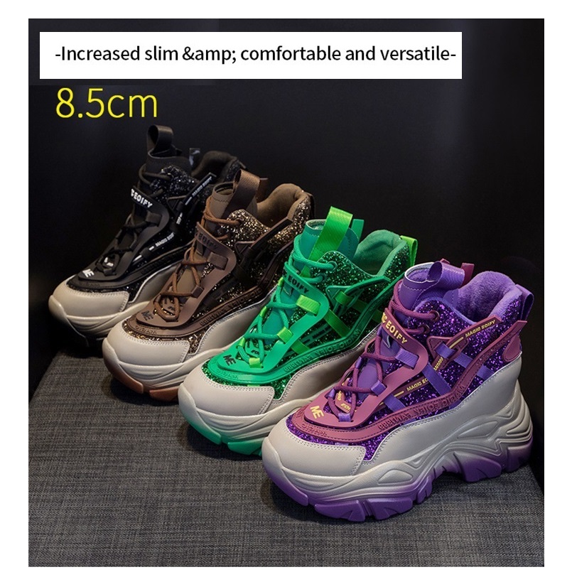 2025 Women's Hidden Wedge Snea - Women'S Fashion Gym Shoes 评论和价格