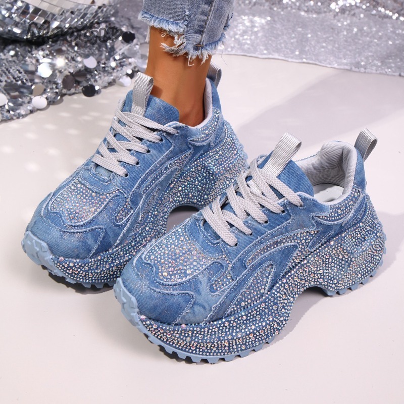 Fashion Rhinestone Women's Chu - Women'S Fashion Gym Shoes 评论和价格
