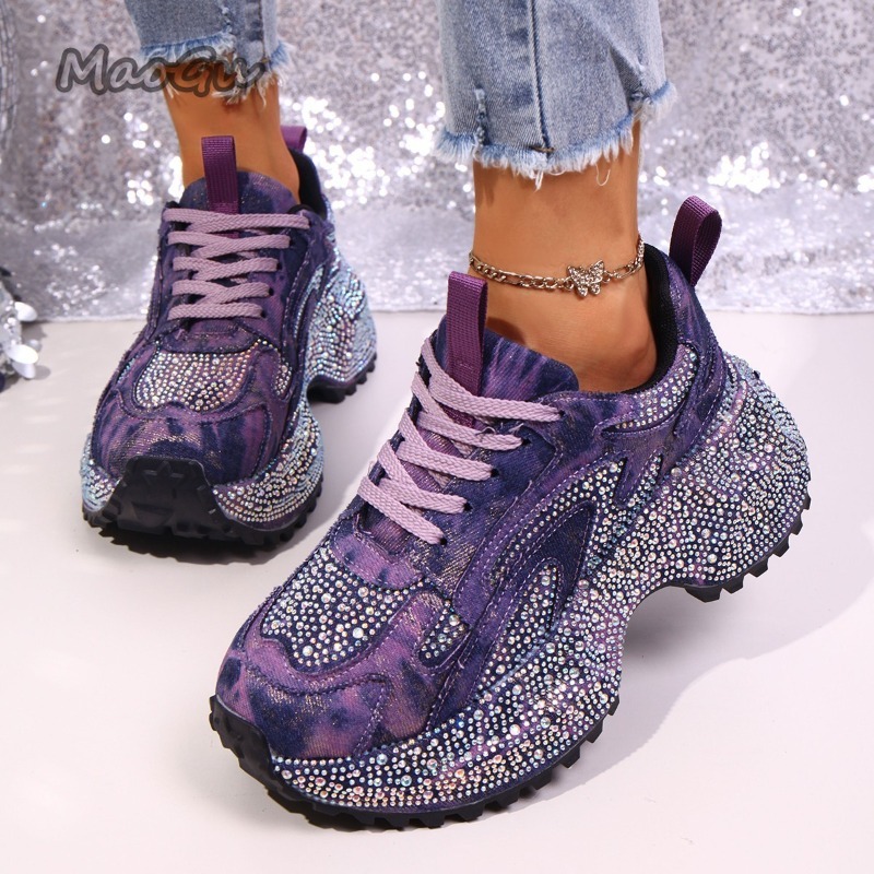 Fashion Rhinestone Women's Chu - Women'S Fashion Gym Shoes 评论和价格