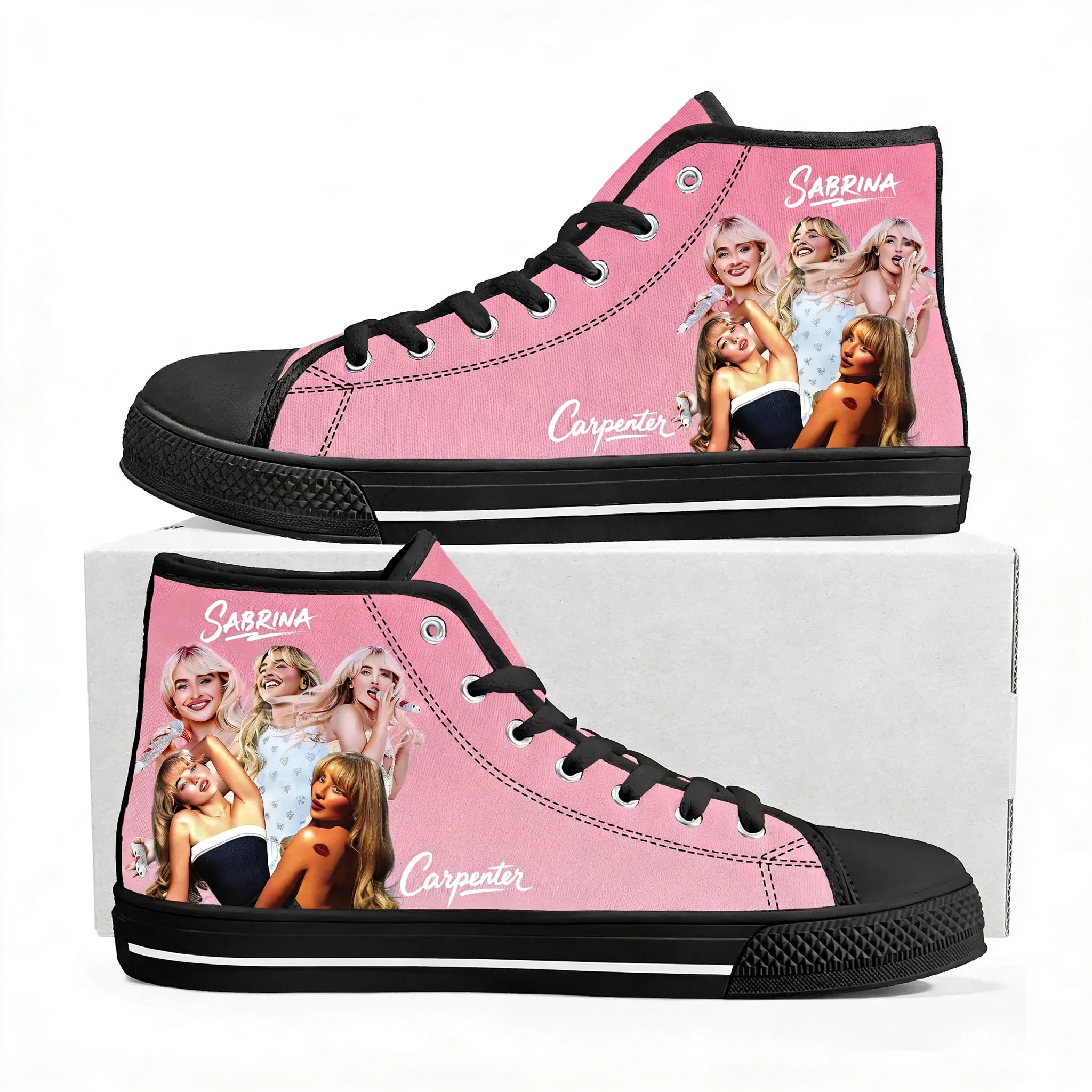Sabrina Carpenter High Top Sho - Women'S Fashion Gym Shoes 评论和价格