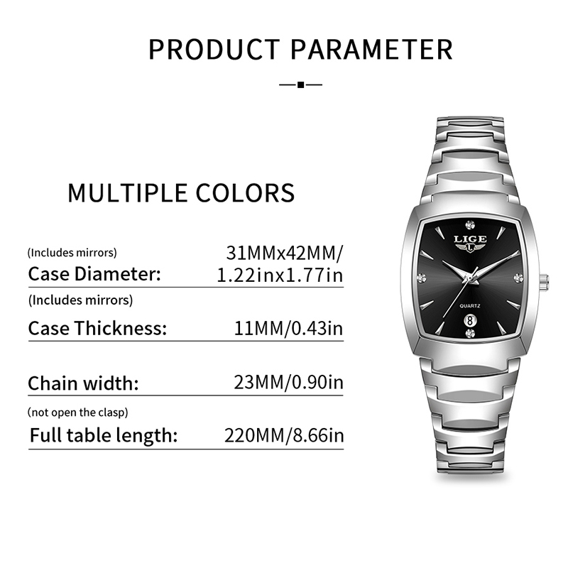 LIGE Watch women Business Luxu - Fashion Women Watches 评论和价格