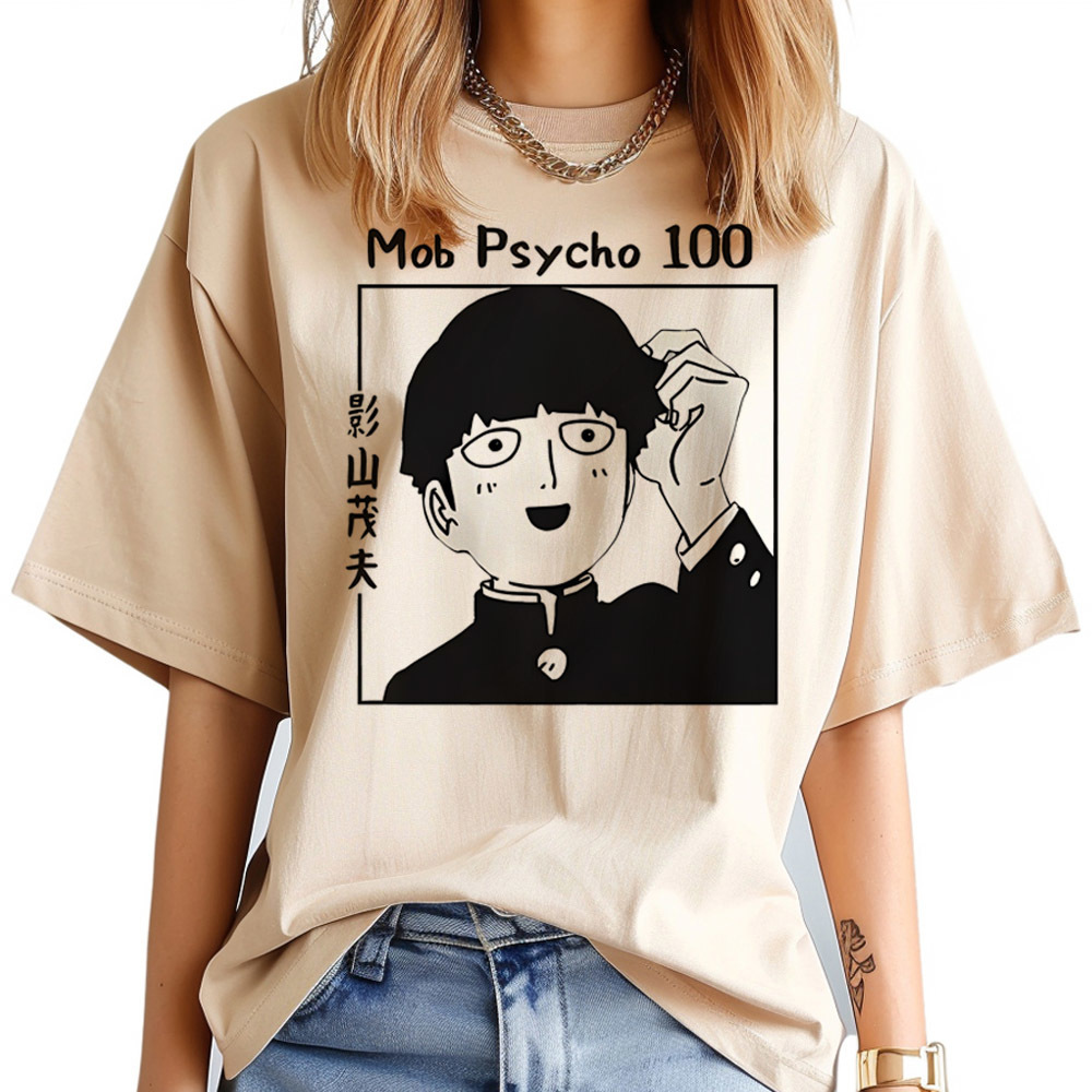 Mob Psycho 100 tshirt women Ps - Women'S Fashion In The 80S 评论和价格