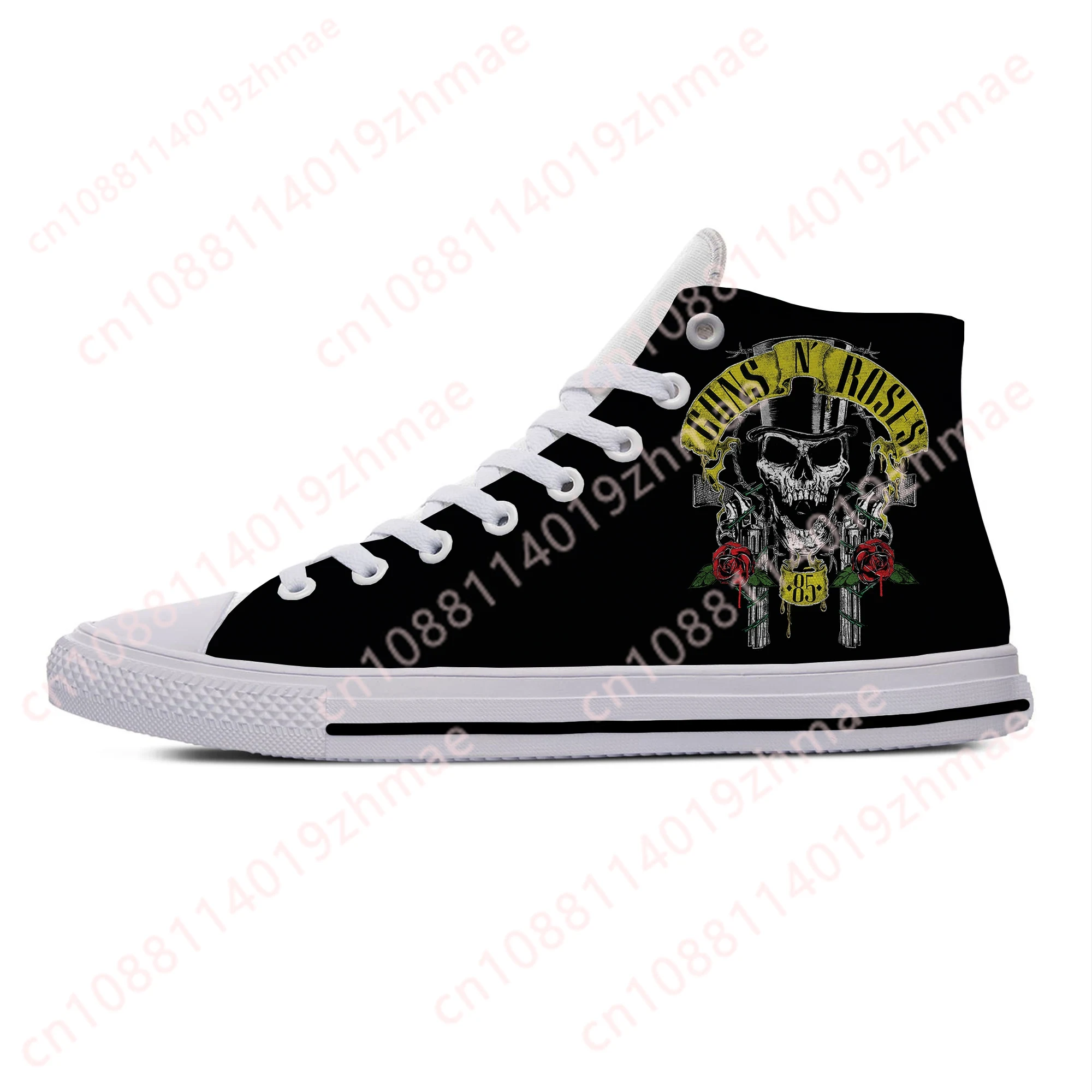 Hot 3D Guns N Rose Heavy Metal - Women'S Fashion Gym Shoes 评论和价格