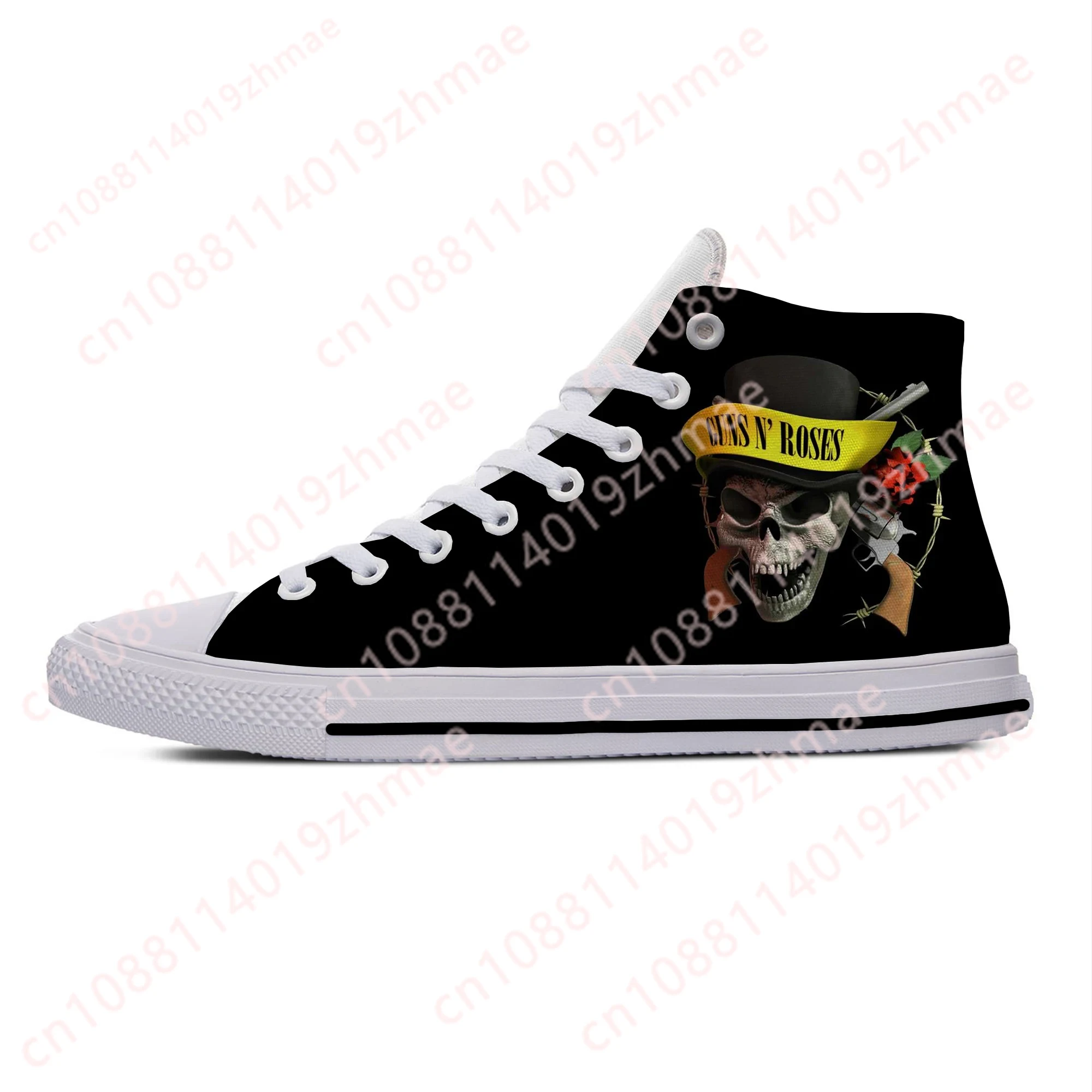 Hot 3D Guns N Rose Heavy Metal - Women'S Fashion Gym Shoes 评论和价格