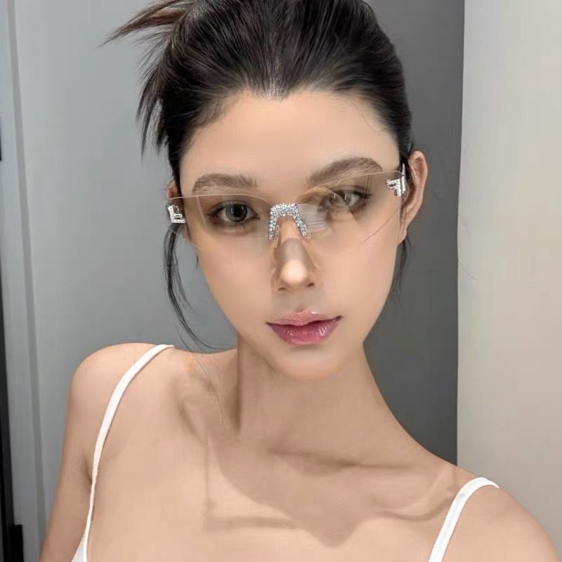 Women's Sexy Cat Eye Rimless R - Women'S Fashion Reading Glasses 评论和价格
