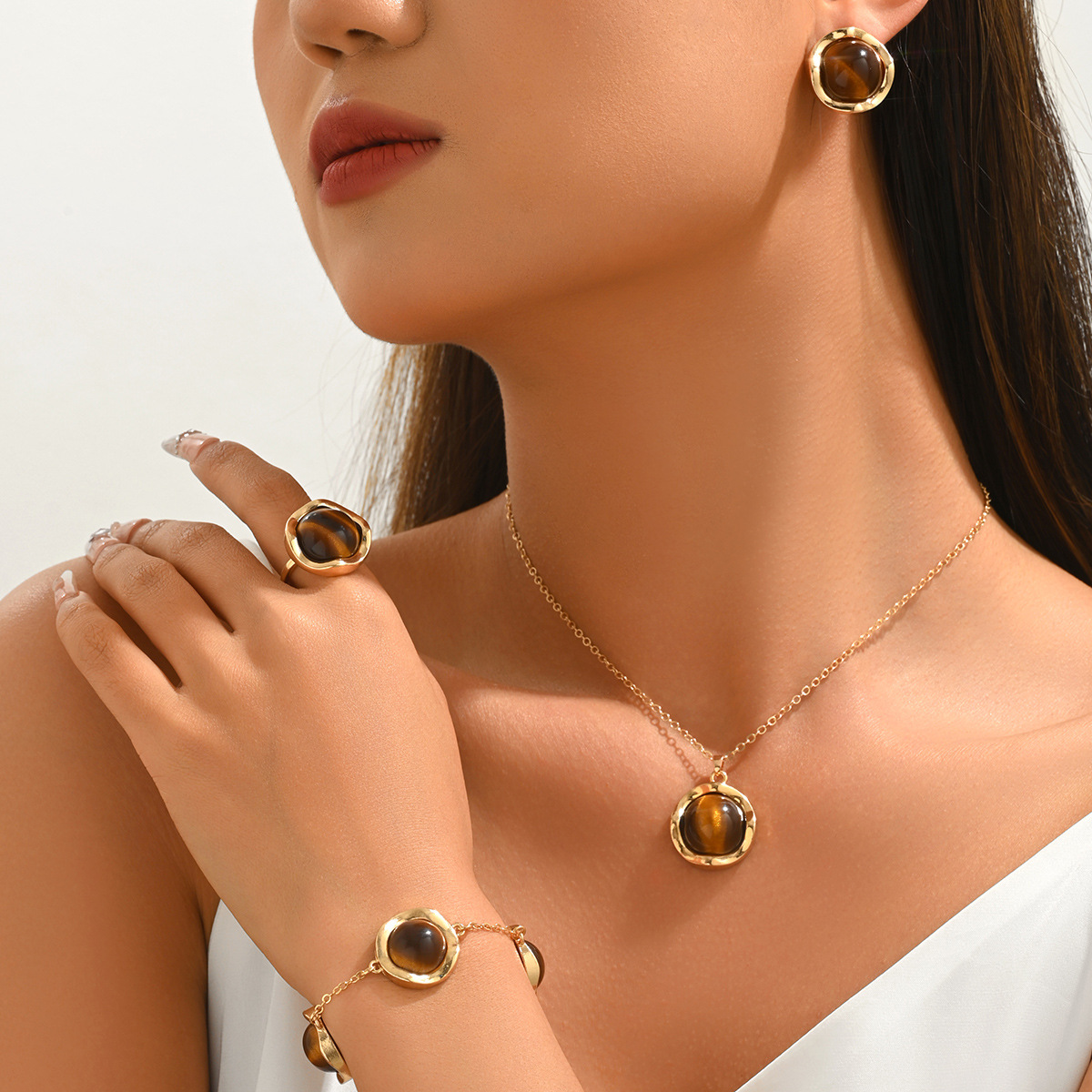 New Fashion EU Dubai 24K Gold  - Women'S Fashion Rings Gold 评论和价格