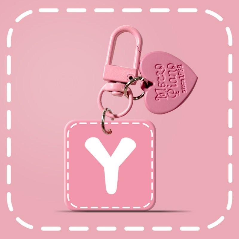 Pink Heart-Shaped English Lett - Women'S Ysl Fashion 评论和价格
