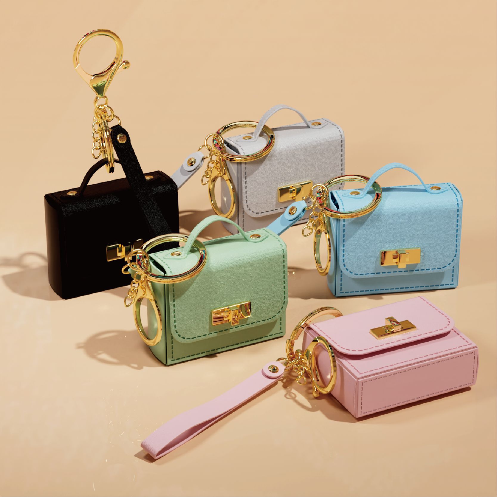 Mini Key Chain Pouch Leather H - Women'S Ysl Fashion 评论和价格