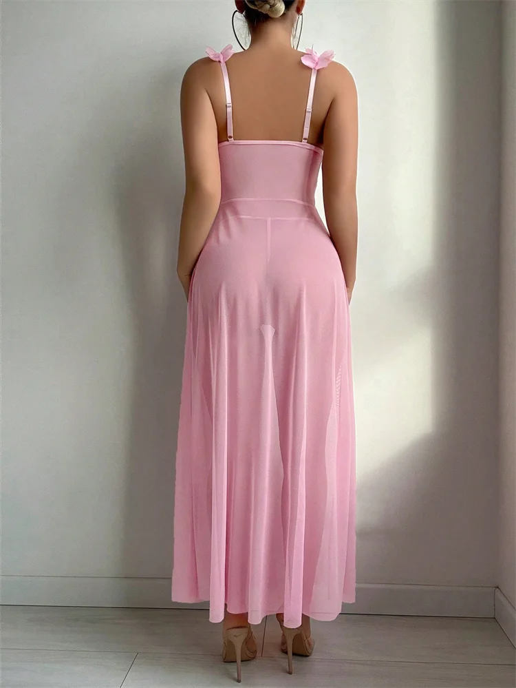 Pink Floral Sexy Nighties Wome - Women'S Fashion Line 评论和价格