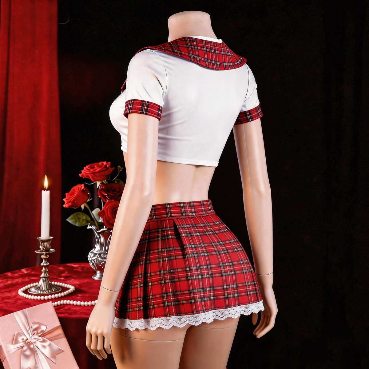 Red Sexy Lingerie Woman Porno  - Women'S Fashion Line 评论和价格