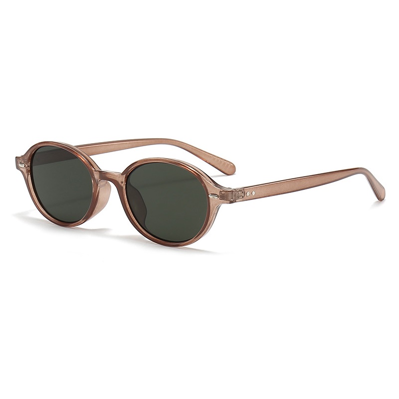 Retro Small Oval Sunglasses Wo - Women'S Fashion Reading Glasses 评论和价格
