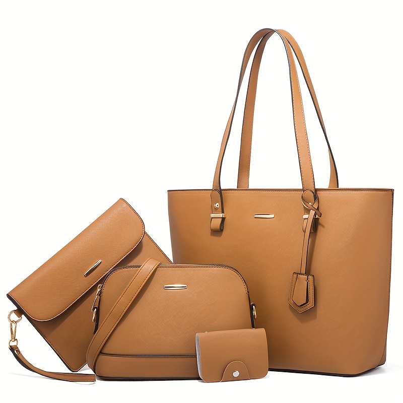 4pcs Fashion Women's Bag Sets  - Women'S Fashion Trends 评论和价格