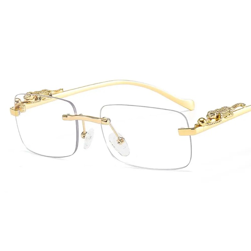 Rimless Square Sunglasses Wome - Women'S Fashion Reading Glasses 评论和价格