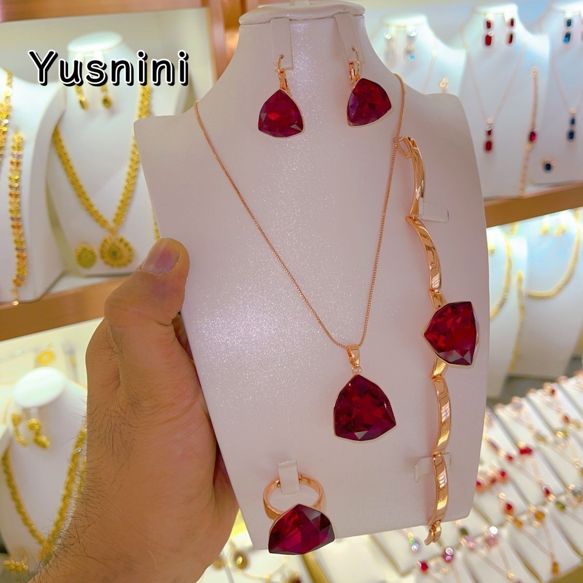 New UK 24K Gold Plated Necklac - Women'S Fashion Rings Gold 评论和价格