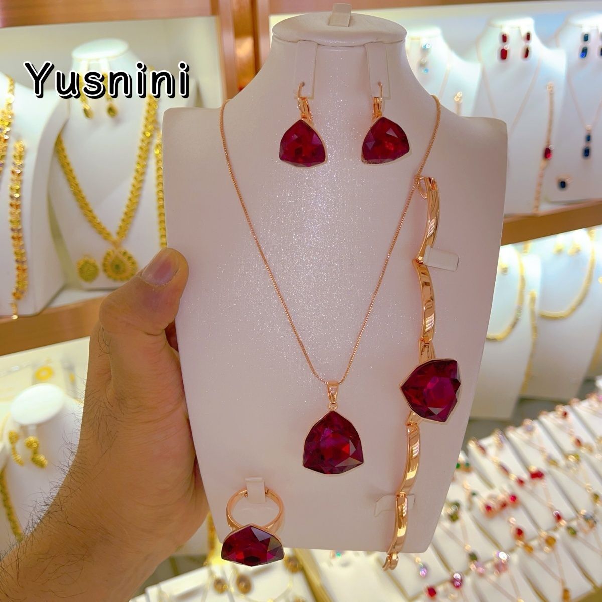 New UK 24K Gold Plated Necklac - Women'S Fashion Rings Gold 评论和价格