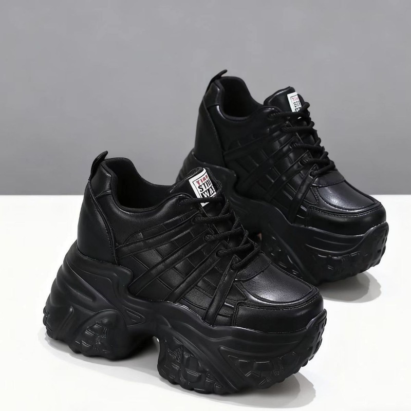 2026 New 10M 12CM Genuine Leat - Women'S Fashion Gym Shoes 评论和价格