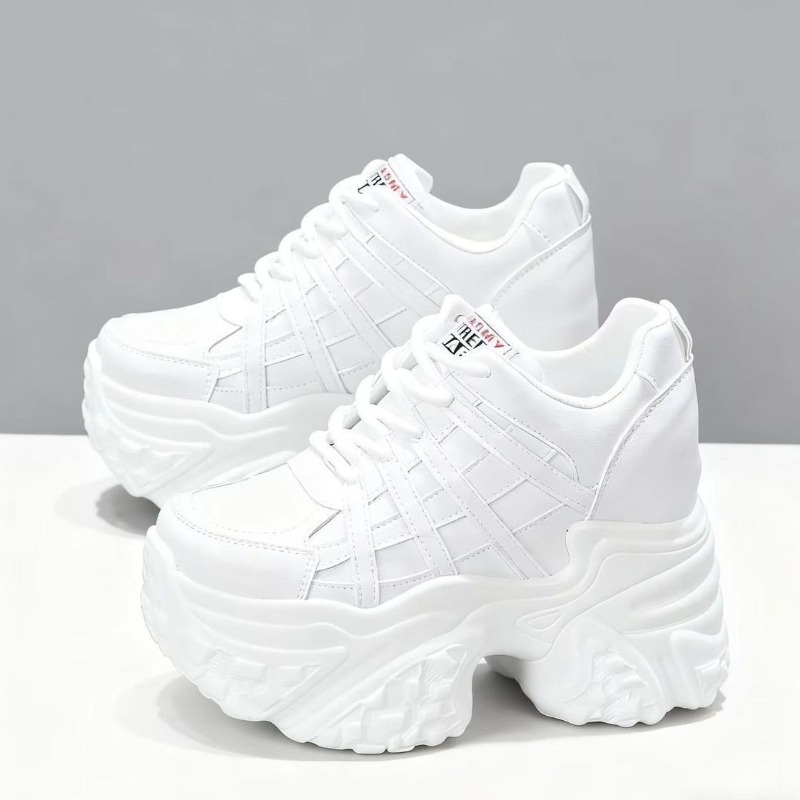 2026 New 10M 12CM Genuine Leat - Women'S Fashion Gym Shoes 评论和价格